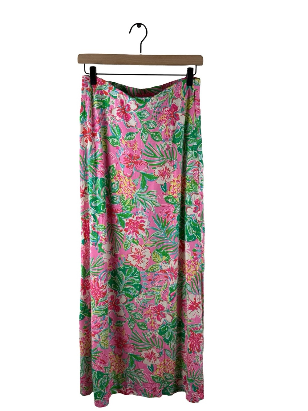 LILLY PULITZER SHIRELLE MAXI SKIRT *JOURNEY TO THE JUNGLE Size M - Picture 2 of 8
